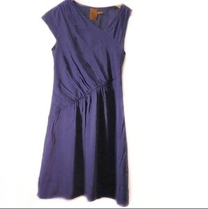 Ali RO Deep Purple Silk Formal Dress